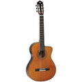 Tanglewood TWEMDC5 Enredo Madera Dominar Solid Cedar Top Classical Guitar Cutaway with Pickup