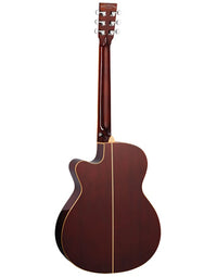 Tanglewood TWPRO4-CE-AVB-LH Winterleaf Pro Super Folk Cutaway with Pickup Antique Vintage Burst Left Handed