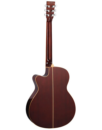 Tanglewood TWPRO4-CE-AVB-LH Winterleaf Pro Super Folk Cutaway with Pickup Antique Vintage Burst Left Handed