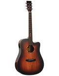 Tanglewood TWX5-CE-K Winterleaf Pro Exotic Dreadnought Cutaway with Pickup Koa