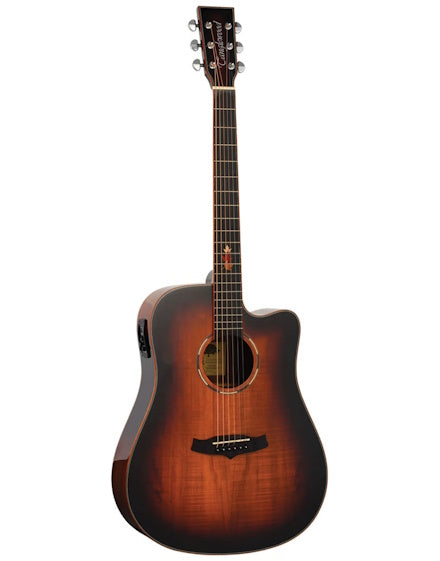 Tanglewood TWX5-CE-K Winterleaf Pro Exotic Dreadnought Cutaway with Pickup Koa