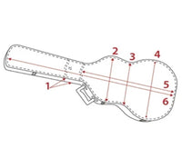 V-Case VCS1046 Acoustic Guitar Case to suit Yamaha APX and Cort SFX Series