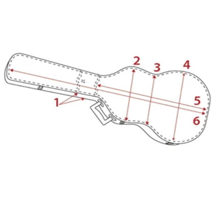 V-Case VCS1046 Acoustic Guitar Case to suit Yamaha APX and Cort SFX Series