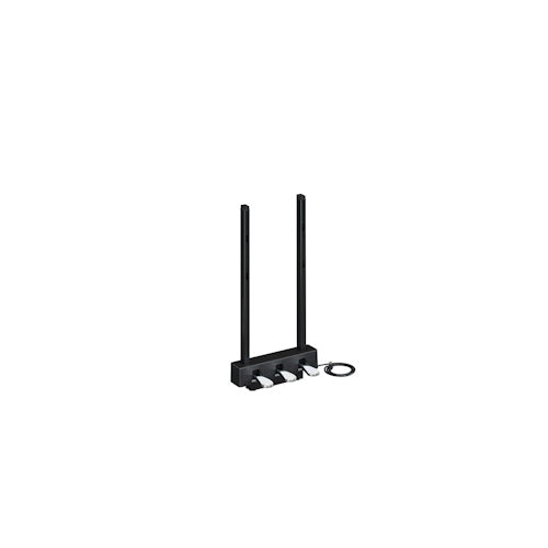 Yamaha LP1B Triple Pedal Board to suit P125 Black