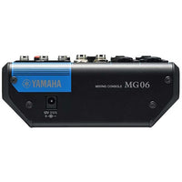 Yamaha MG06 6 Channel Mixing Console with D-PRE Mic Preamps