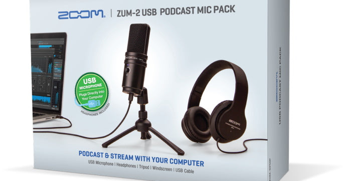 Zoom ZUM-2USB Podcast Mic Pack