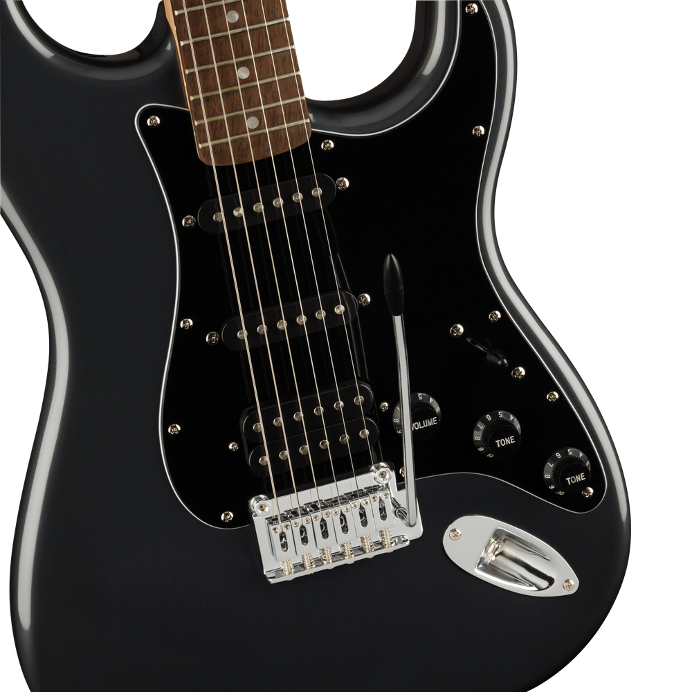 Affinity Series Stratocaster HSS Pack Charcoal Frost Metallic Indian Laurel