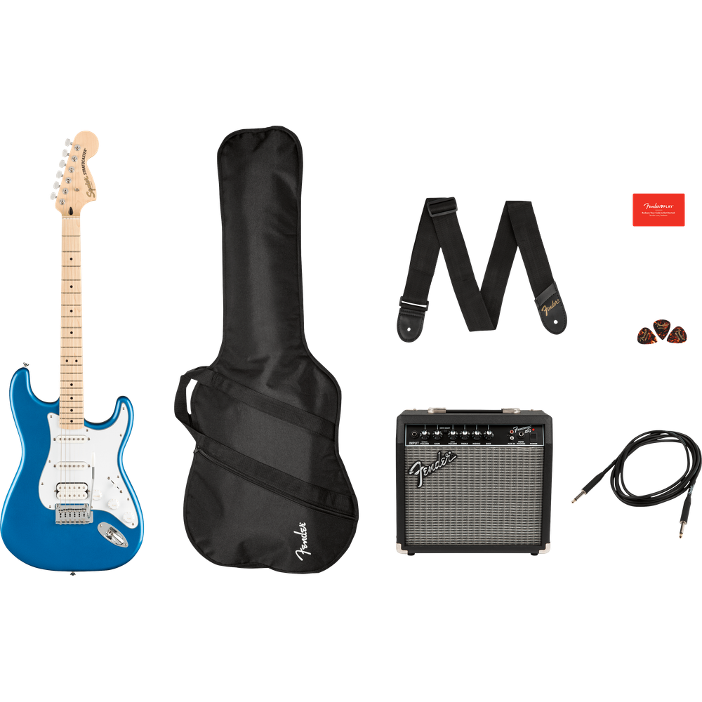 Affinity Series Stratocaster HSS Pack Lake Placid Blue Maple