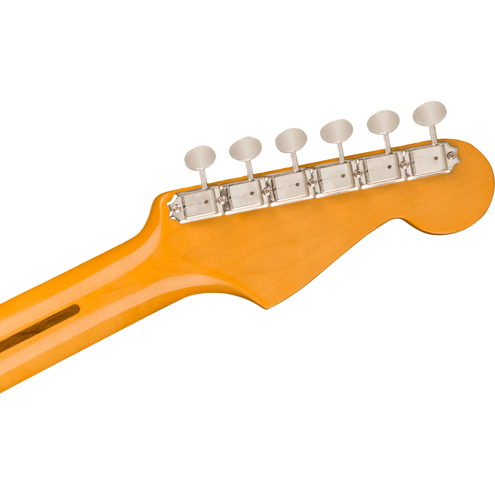 American Vintage II 1957 Stratocaster Left-Hand Sea Foam Green Maple Alder headstock back