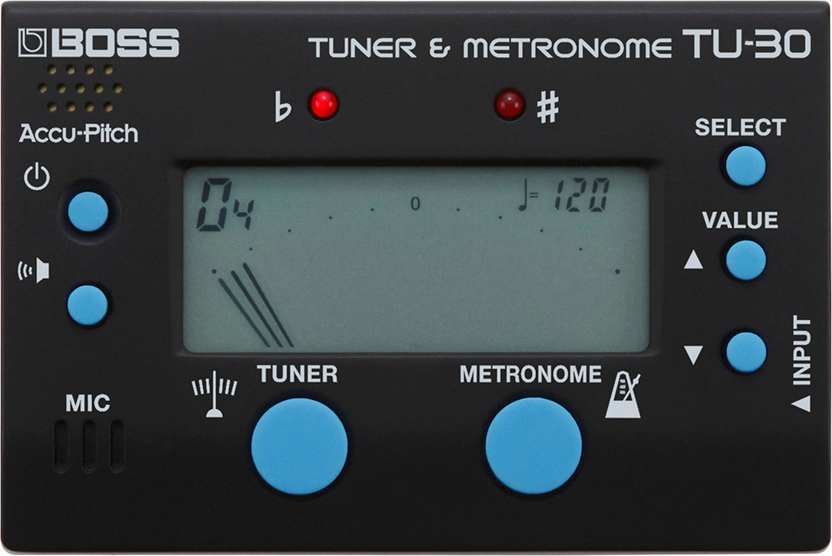 BOSS TU-30 Tuner & Metronome