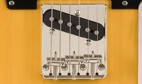 VINTAGE-STYLE STRING-THROUGH-BODY BRIDGE