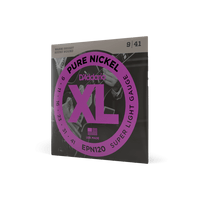 D'Addario 09-41 Super Light, XL Pure Nickel Electric Guitar Strings