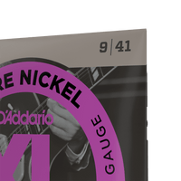 D'Addario 09-41 Super Light, XL Pure Nickel Electric Guitar Strings