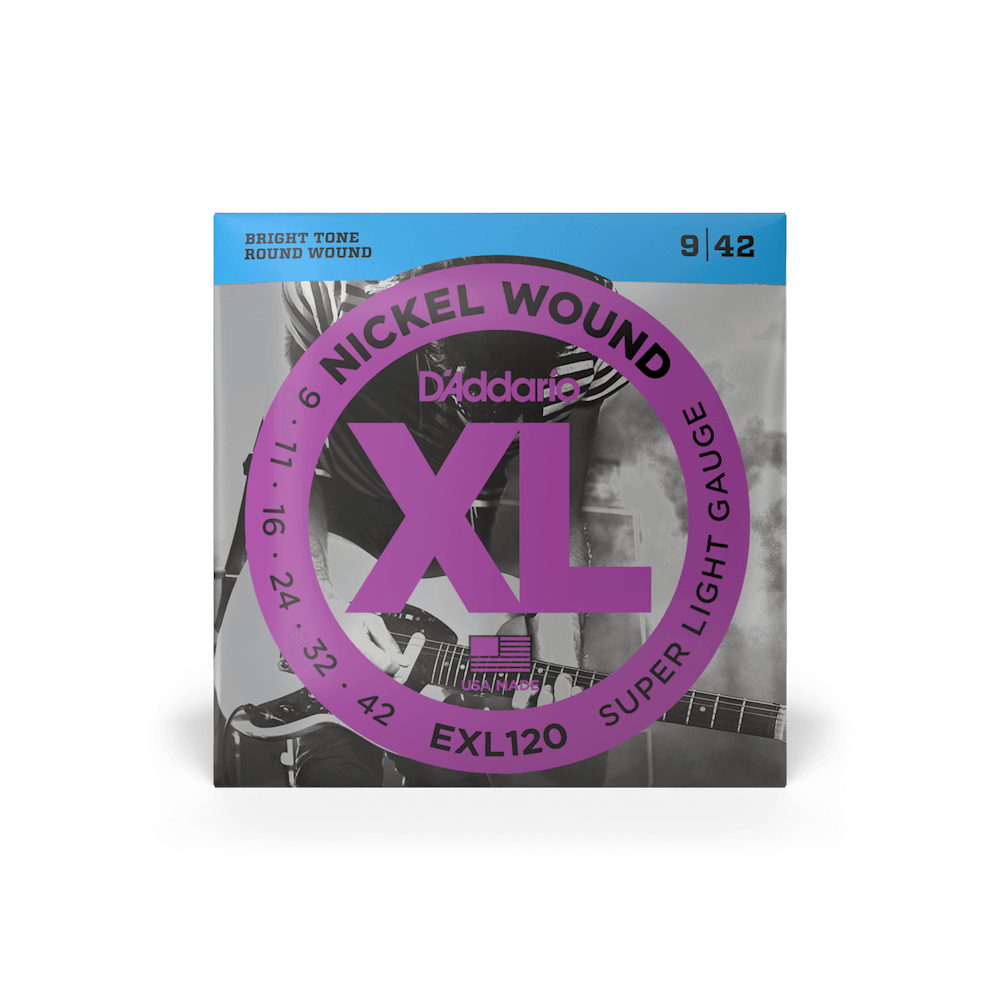D'Addario 09-42 Super Light, XL Nickel Electric Guitar Strings