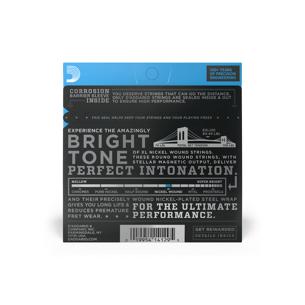 D'Addario 09-42 Super Light, XL Nickel Electric Guitar Strings