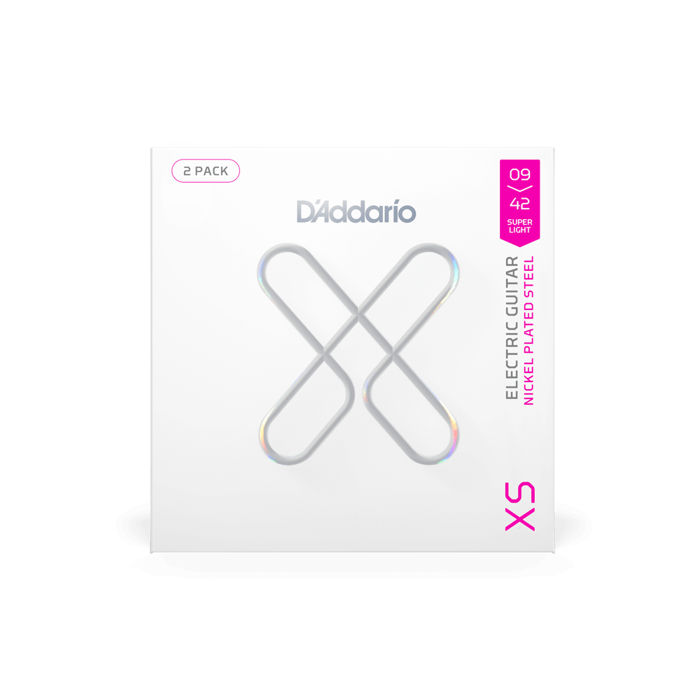 D'Addario 09-42 Super Light, XS Nickel Coated Electric Guitar Strings