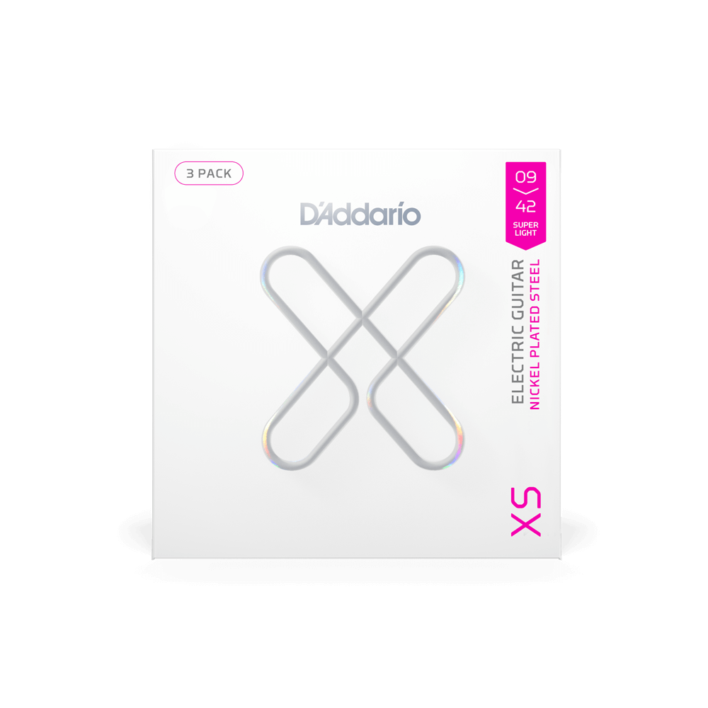 D'Addario 09-42 Super Light, XS Nickel Coated Electric Guitar Strings