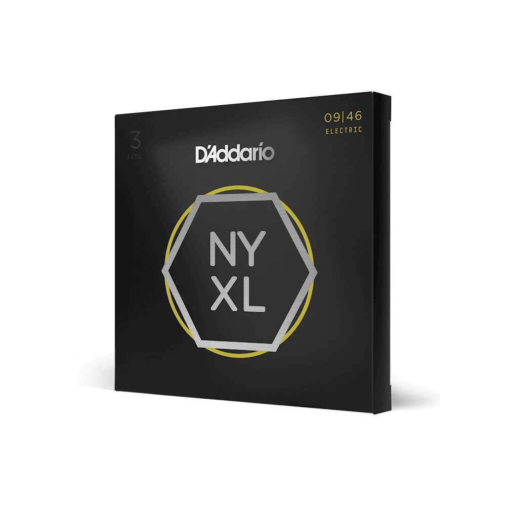 D'Addario 09-46 Super Light Top/Regular Bottom, NYXL Electric Guitar Strings