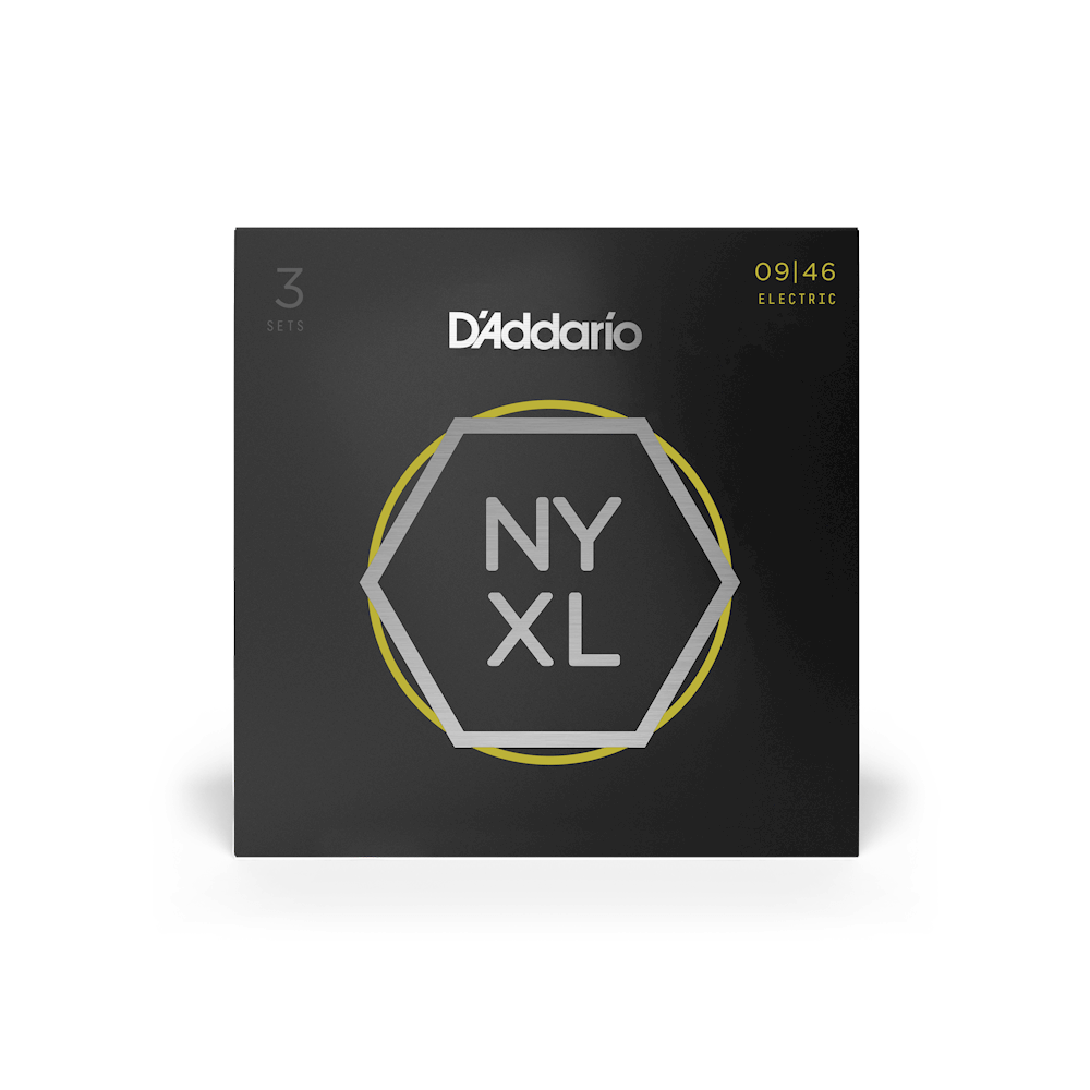D'Addario 09-46 Super Light Top/Regular Bottom, NYXL Electric Guitar Strings