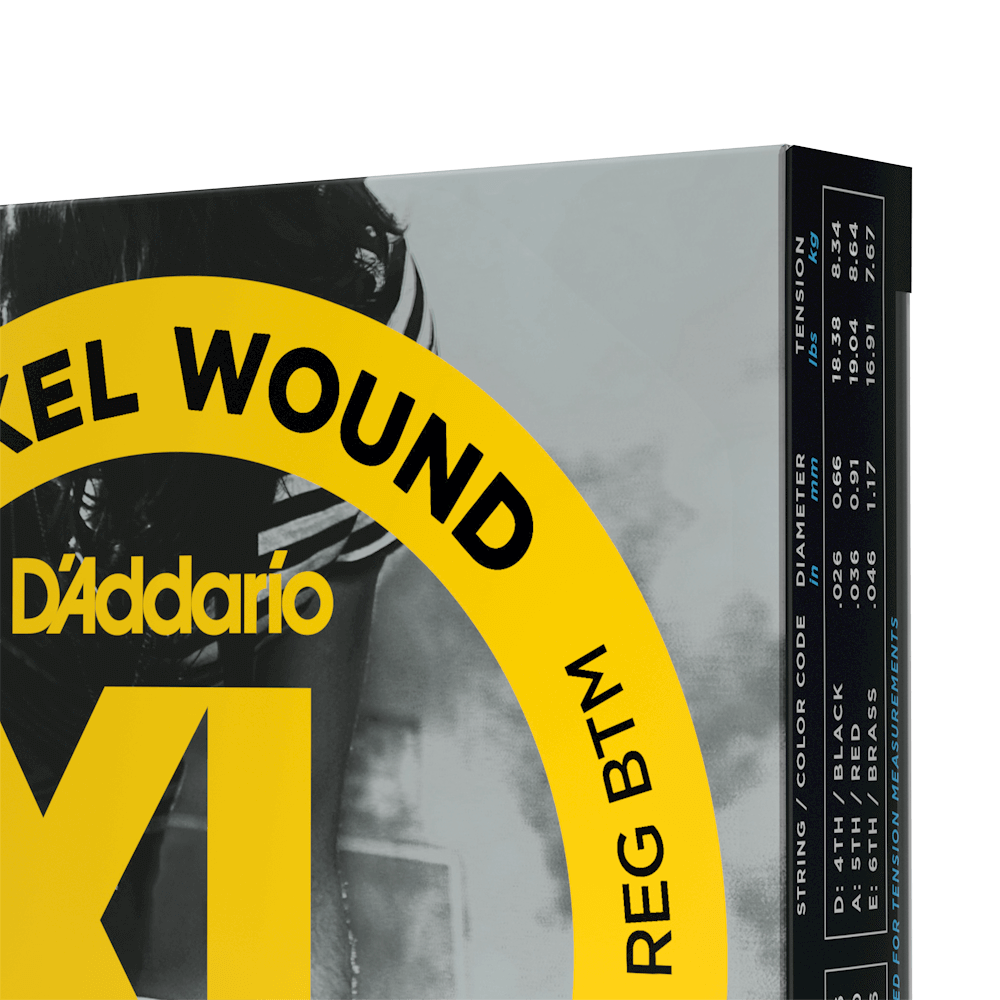 D'Addario 09-46 Super Light Top/Regular Bottom, XL Nickel Electric Guitar Strings