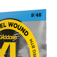D'Addario 09-46 Super Light Top/Regular Bottom, XL Nickel Electric Guitar Strings
