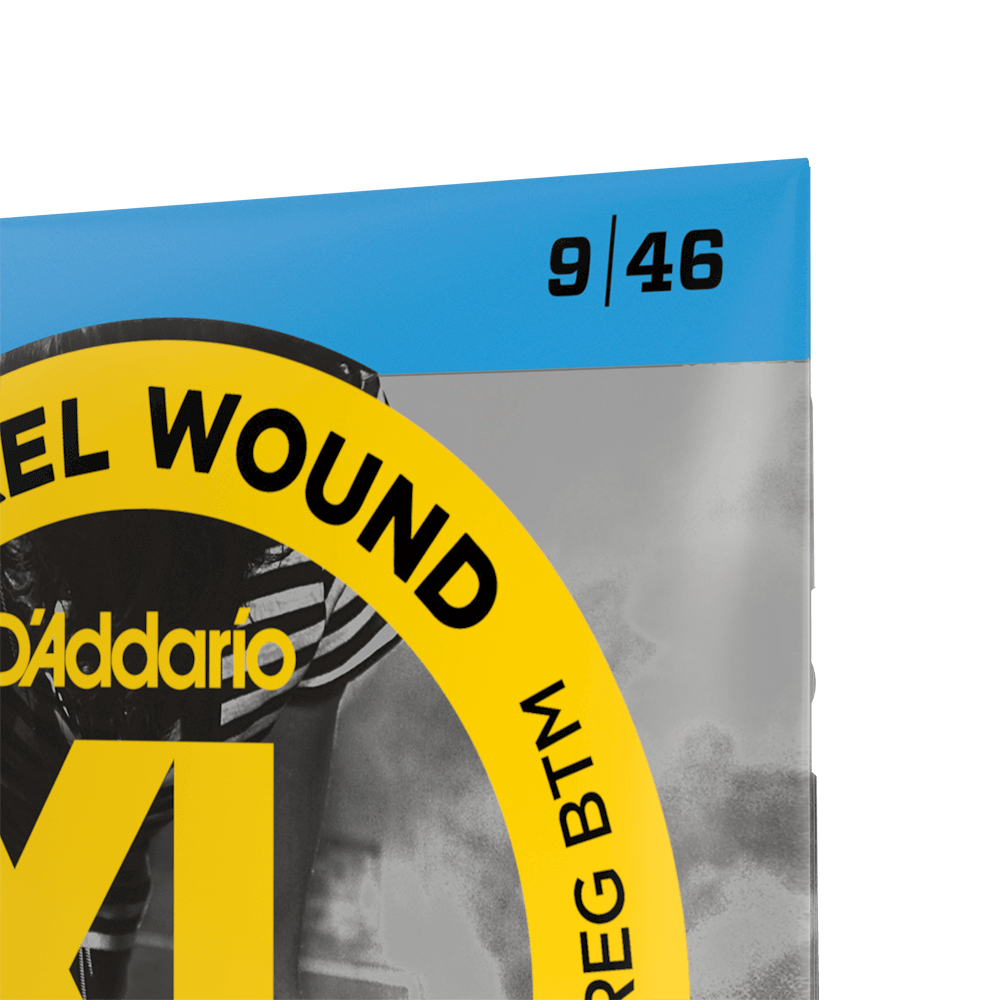 D'Addario 09-46 Super Light Top/Regular Bottom, XL Nickel Electric Guitar Strings