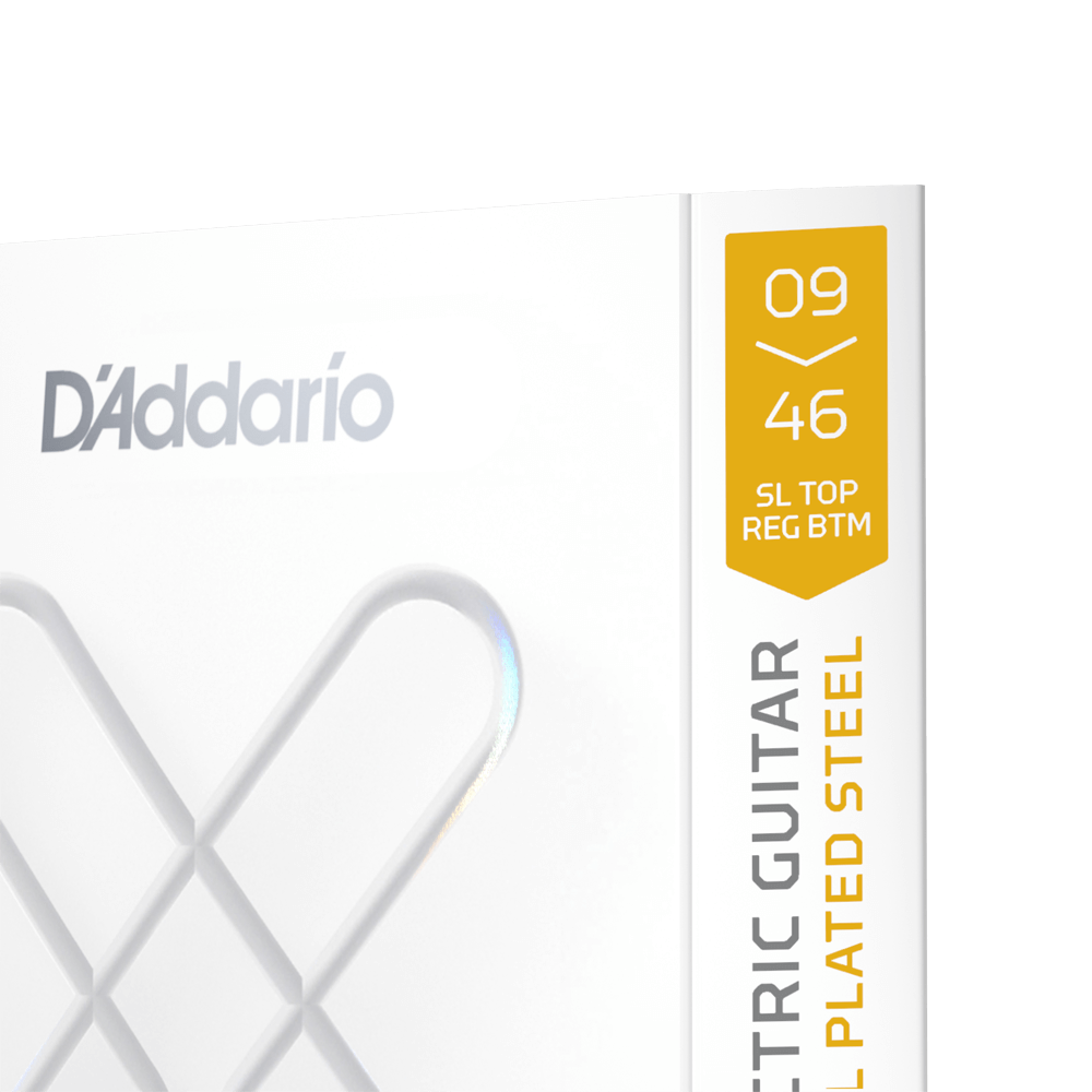 D'Addario 09-46 Super Light Top/Regular Bottom, XS Nickel Coated Electric Guitar Strings