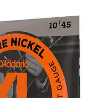 D'Addario 10-45 Regular Light, XL Pure Nickel Electric Guitar Strings