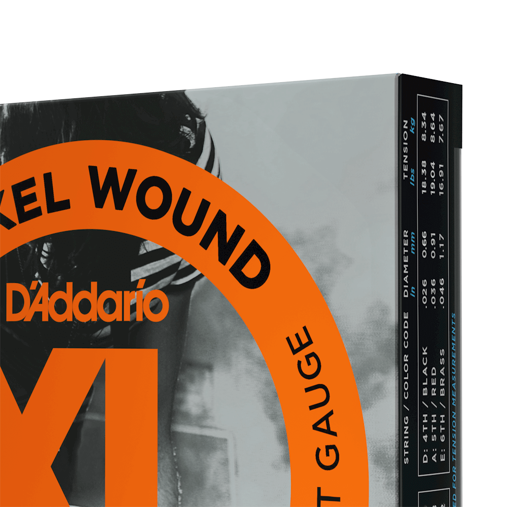 D'Addario 10-46 Regular Light, XL Nickel Electric Guitar Strings