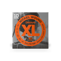 D'Addario 10-46 Regular Light, XL Nickel Electric Guitar Strings