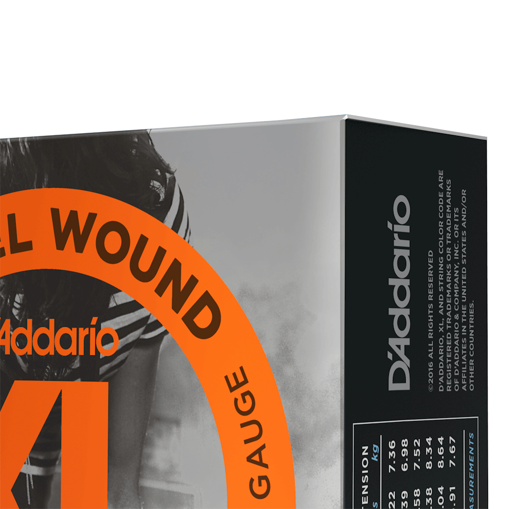 D'Addario 10-46 Regular Light, XL Nickel Electric Guitar Strings