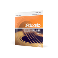 D'Addario 10-47 Extra Light, Phosphor Bronze Acoustic Guitar Strings