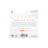 D'Addario 10-47 Extra Light, XS Phosphor Bronze Coated Acoustic Guitar Strings
