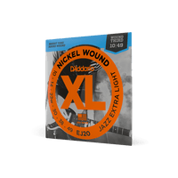 D'Addario 10-49 Jazz Extra Light, XL Nickel Electric Guitar Strings