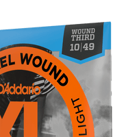 D'Addario 10-49 Jazz Extra Light, XL Nickel Electric Guitar Strings