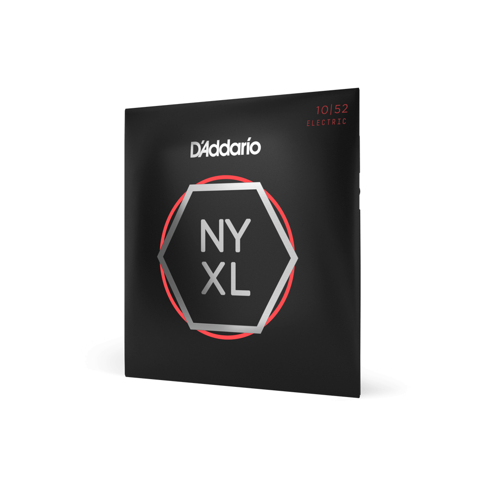 D'Addario 10-52 Light Top/Heavy Bottom, NYXL Electric Guitar Strings