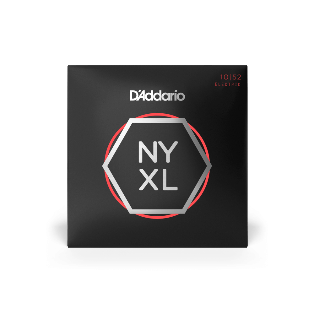 D'Addario 10-52 Light Top/Heavy Bottom, NYXL Electric Guitar Strings