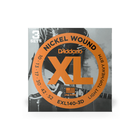 D'Addario 10-52 Light Top/Heavy Bottom, XL Nickel Electric Guitar Strings