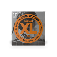 D'Addario 10-52 Light Top/Heavy Bottom, XL Nickel Electric Guitar Strings