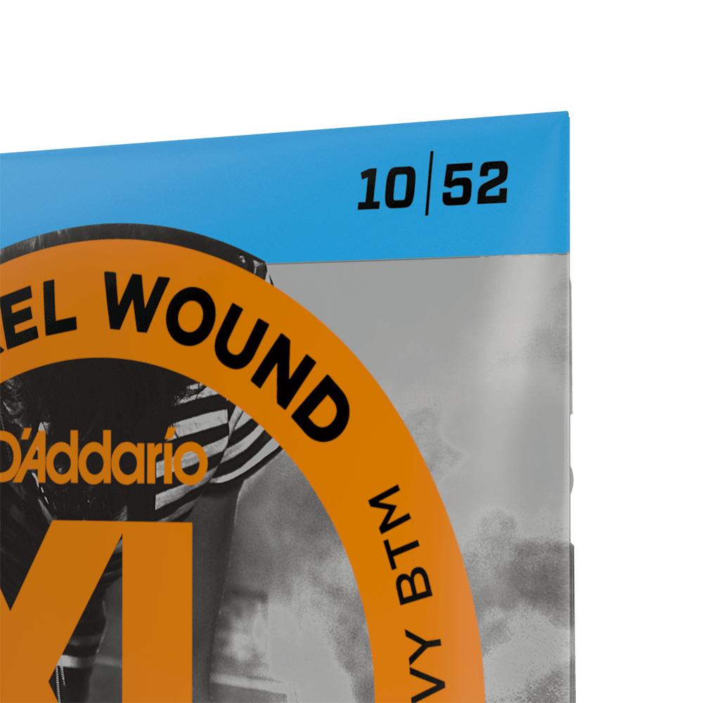 D'Addario 10-52 Light Top/Heavy Bottom, XL Nickel Electric Guitar Strings