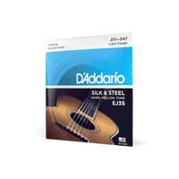 D'Addario 11-47 Light 12-String, Silk & Steel Acoustic Guitar Strings