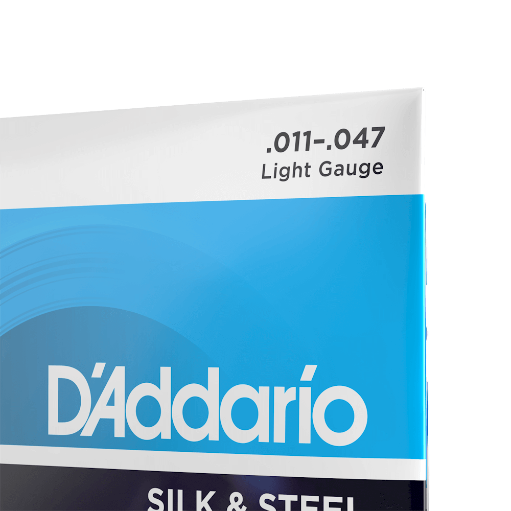D'Addario 11-47 Light 12-String, Silk & Steel Acoustic Guitar Strings