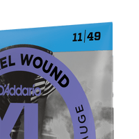 D'Addario 11-49 Medium, XL Nickel Electric Guitar Strings
