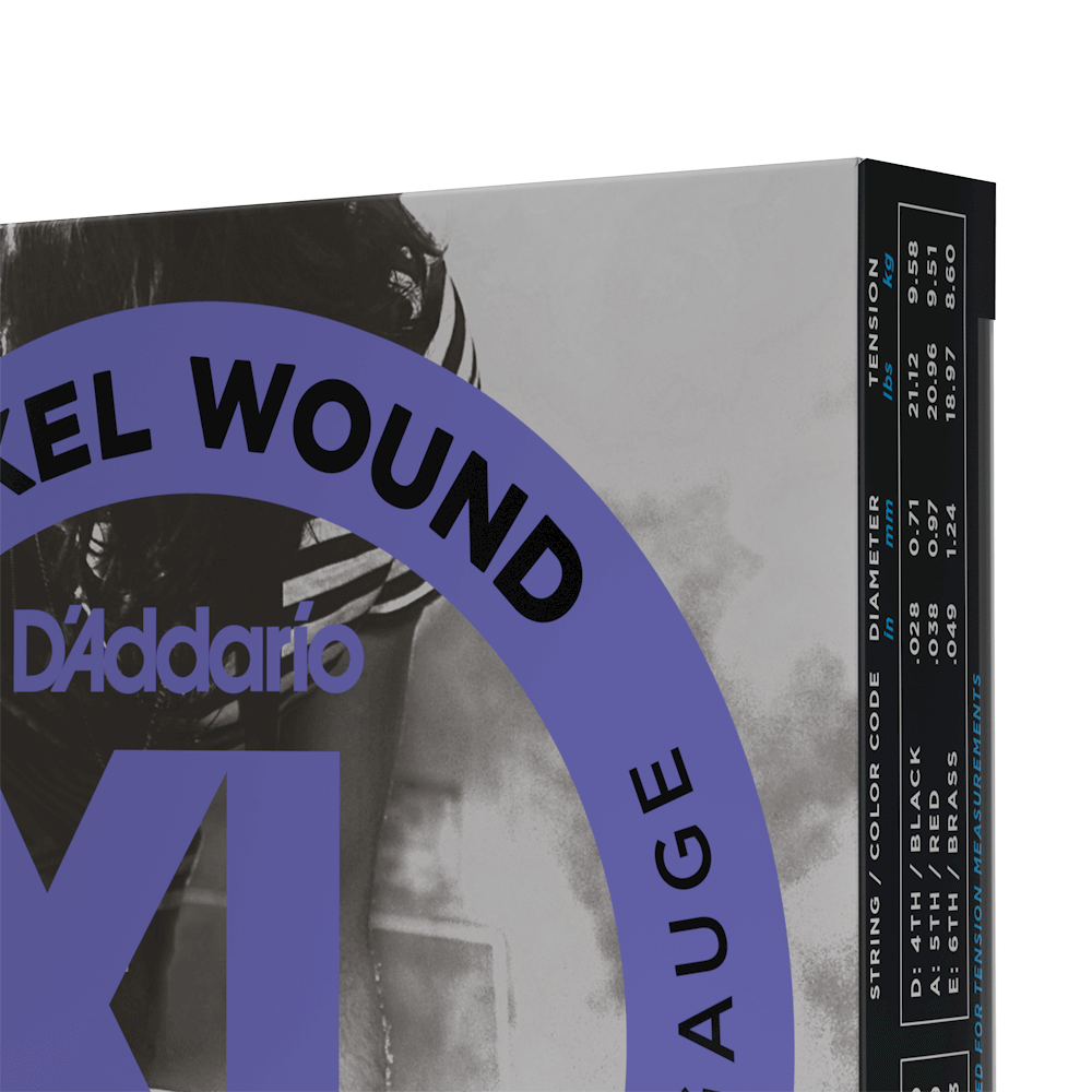 D'Addario 11-49 Medium, XL Nickel Electric Guitar Strings