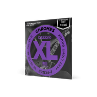 D'Addario 11-65 Jazz Light 7-String, XL Chromes Electric Guitar Strings