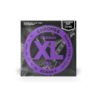 D'Addario 11-65 Jazz Light 7-String, XL Chromes Electric Guitar Strings