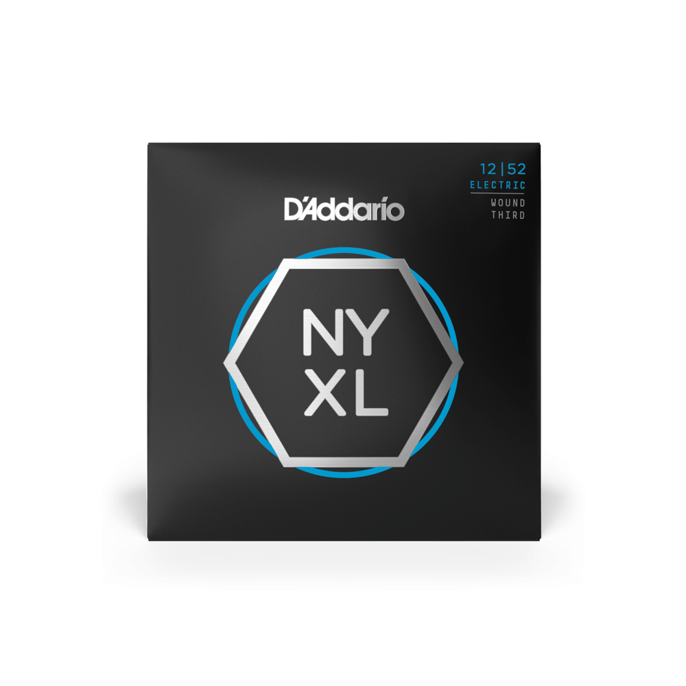 D'Addario 12-52 Light Wound Third, NYXL Electric Guitar Strings