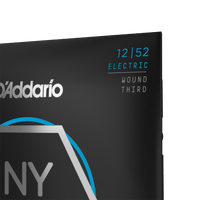D'Addario 12-52 Light Wound Third, NYXL Electric Guitar Strings