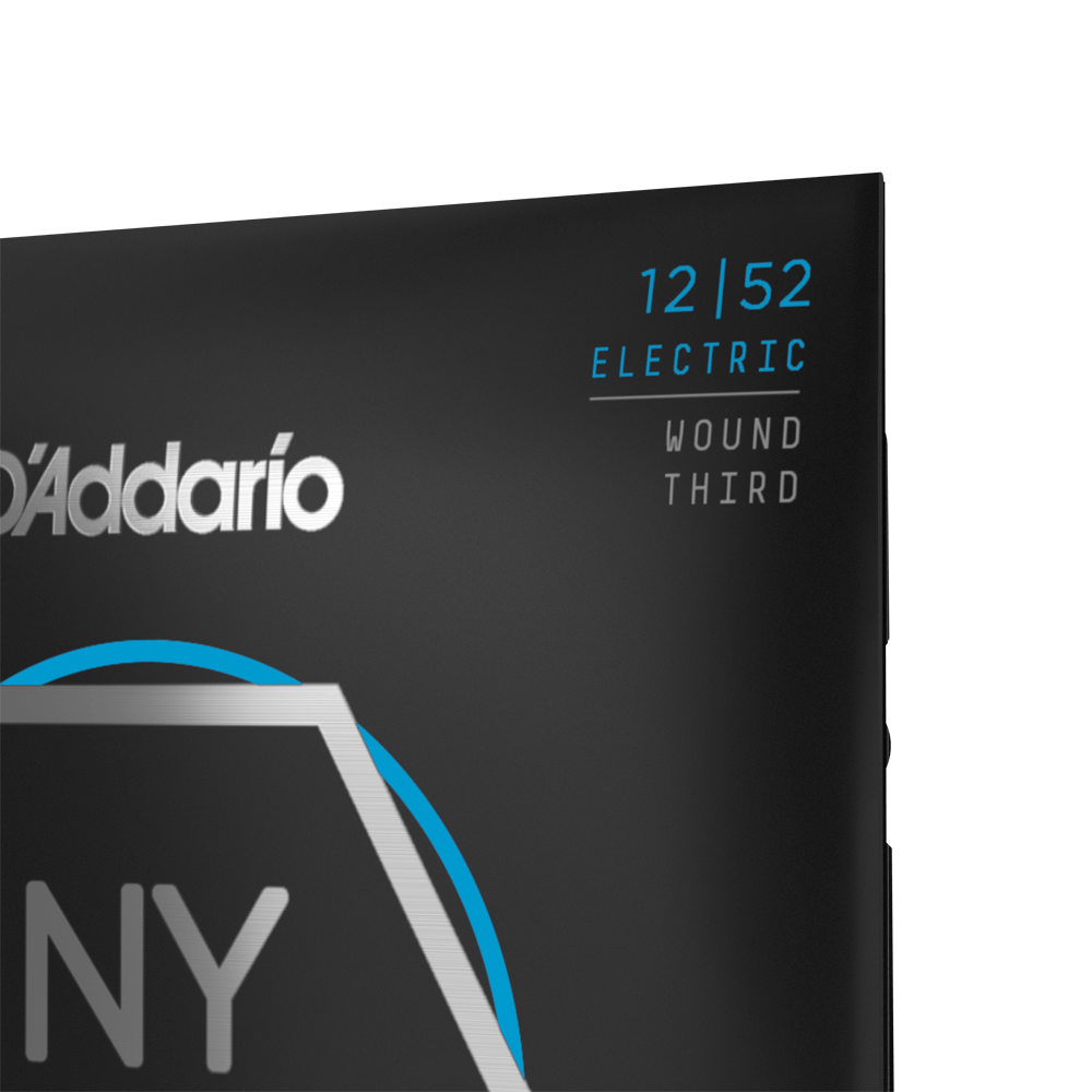 D'Addario 12-52 Light Wound Third, NYXL Electric Guitar Strings