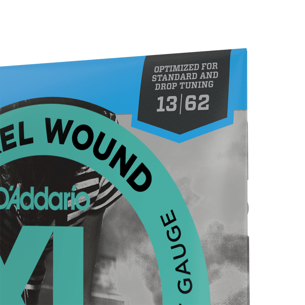 D'Addario 13-62 Light Baritone, XL Nickel Electric Guitar Strings